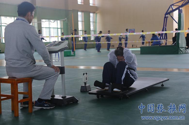 甘州区2017年初中学生毕业升学体育考试平稳