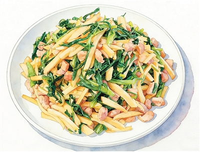 荠香融脆笋 春味入舌尖